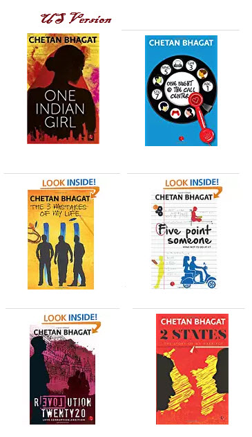 chetan bhagat all books US amazon