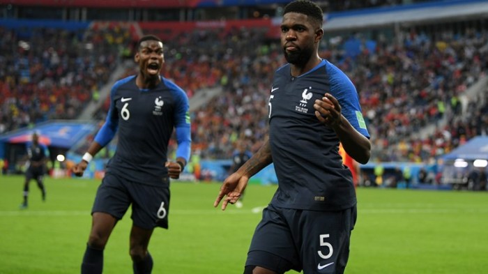 Samuel Umtiti goals ensures France final berth in 2018 FIFA world cup, beating Belgium 1 - 0